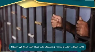 عاجل اليوم.. الإعدام لسيدة وعشيقها بعد جريمة قتل الزوج في أسيوط